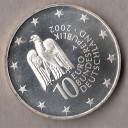 2002 - 10 euro GERMANIA isola dei Musei Proof